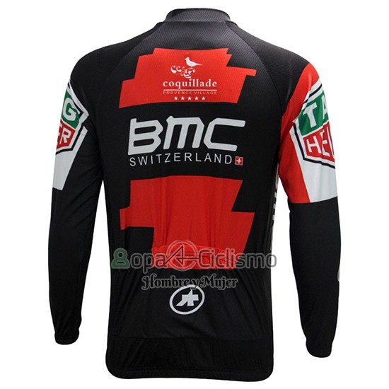 Bmc Ropa Ciclismo Culotte Largo 2017 Mangas Largas Rojo y Blanco
